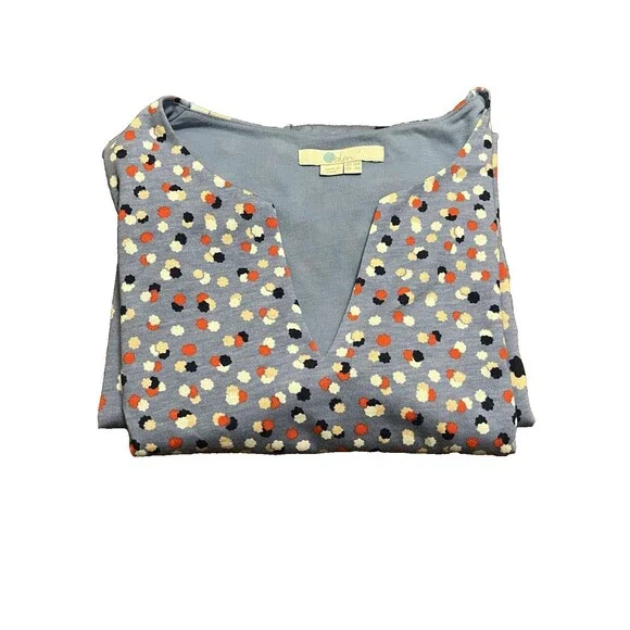 Boden Emory Jersey Dress, Periwinkle Blue Fallen Blossom, Size 6R, Pre-Owned - Picture 12 of 14